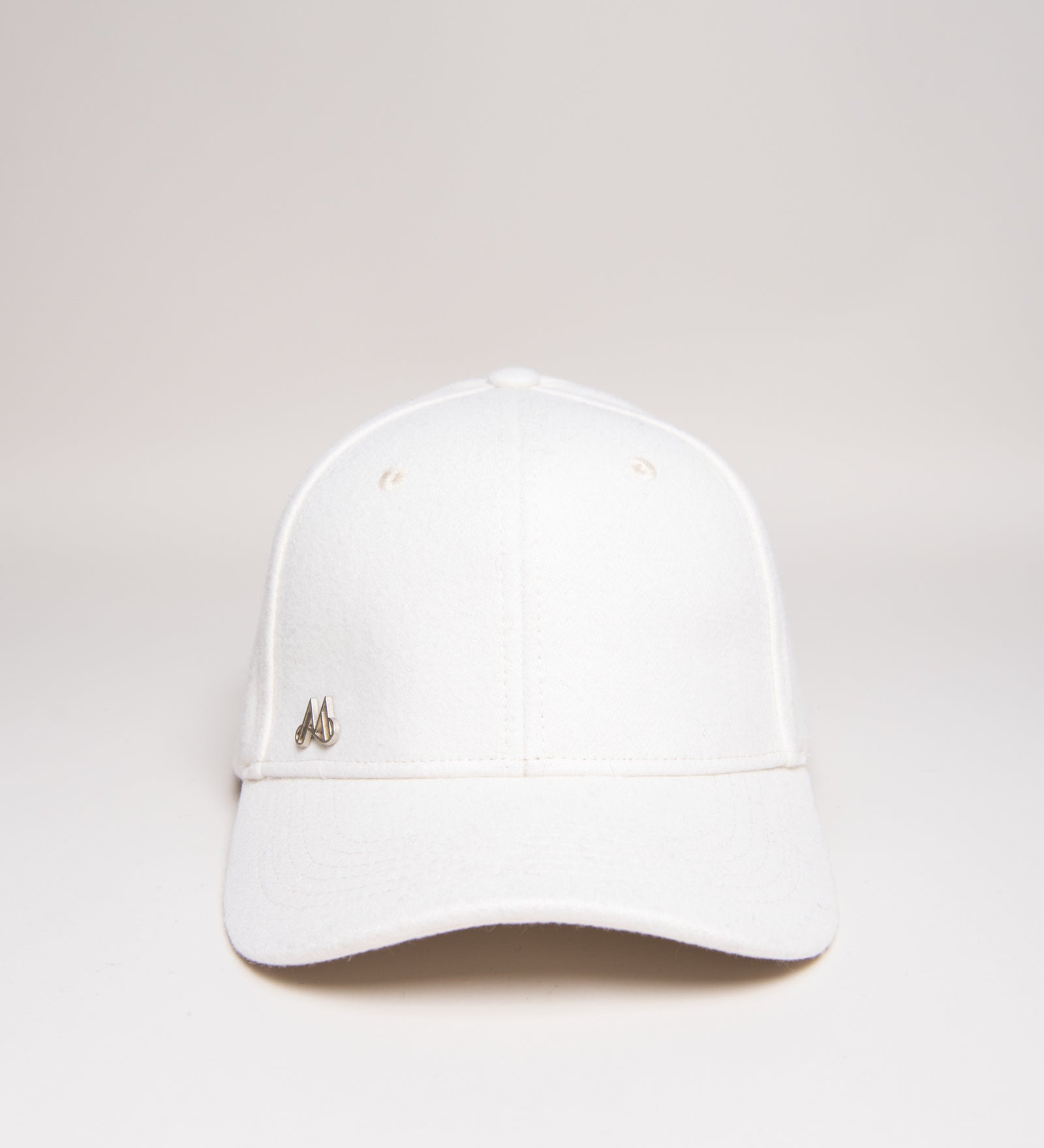 MAGGIORE Off White Wool Cap - MAGGIORE