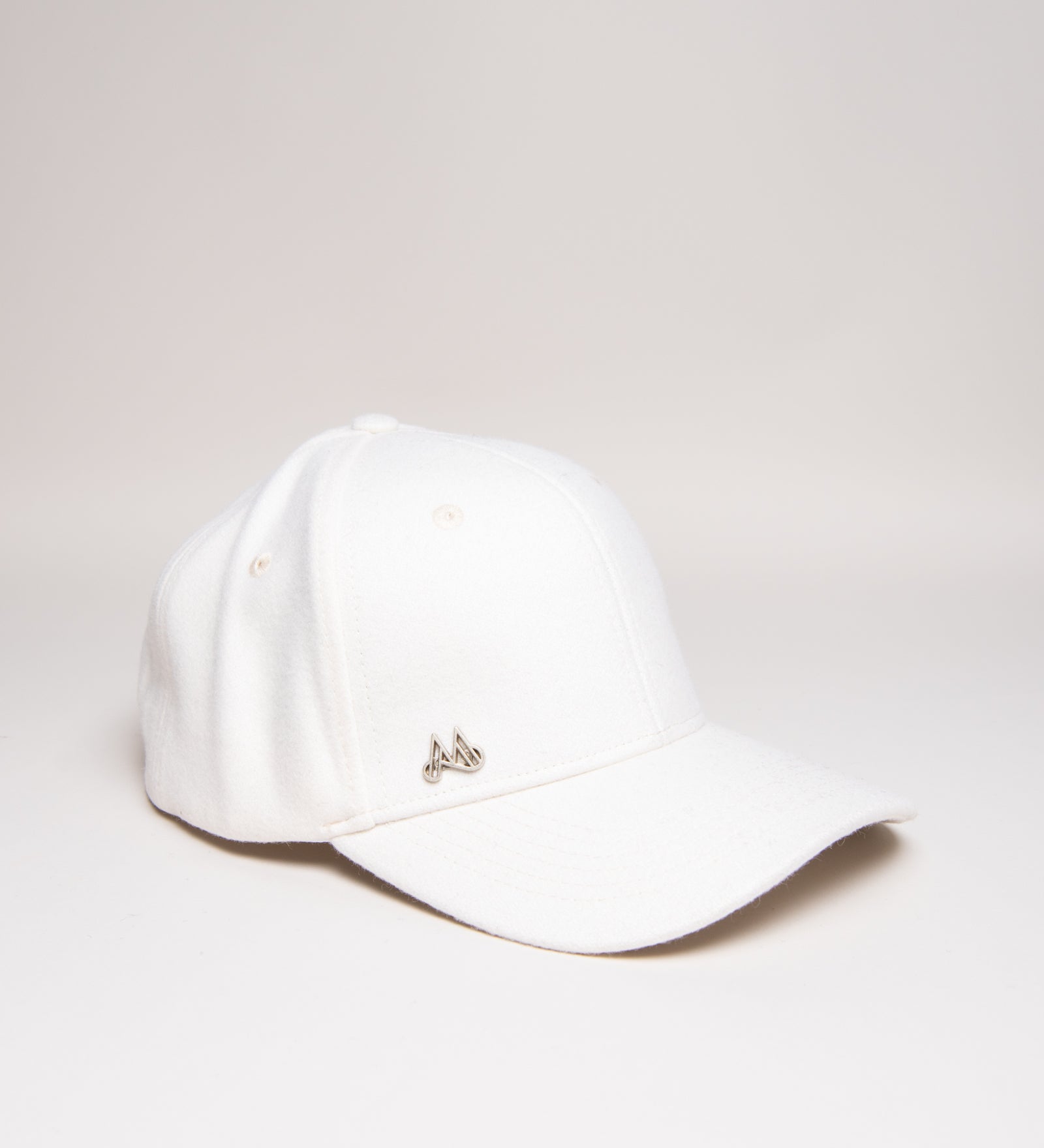 MAGGIORE Off White Wool Cap - MAGGIORE