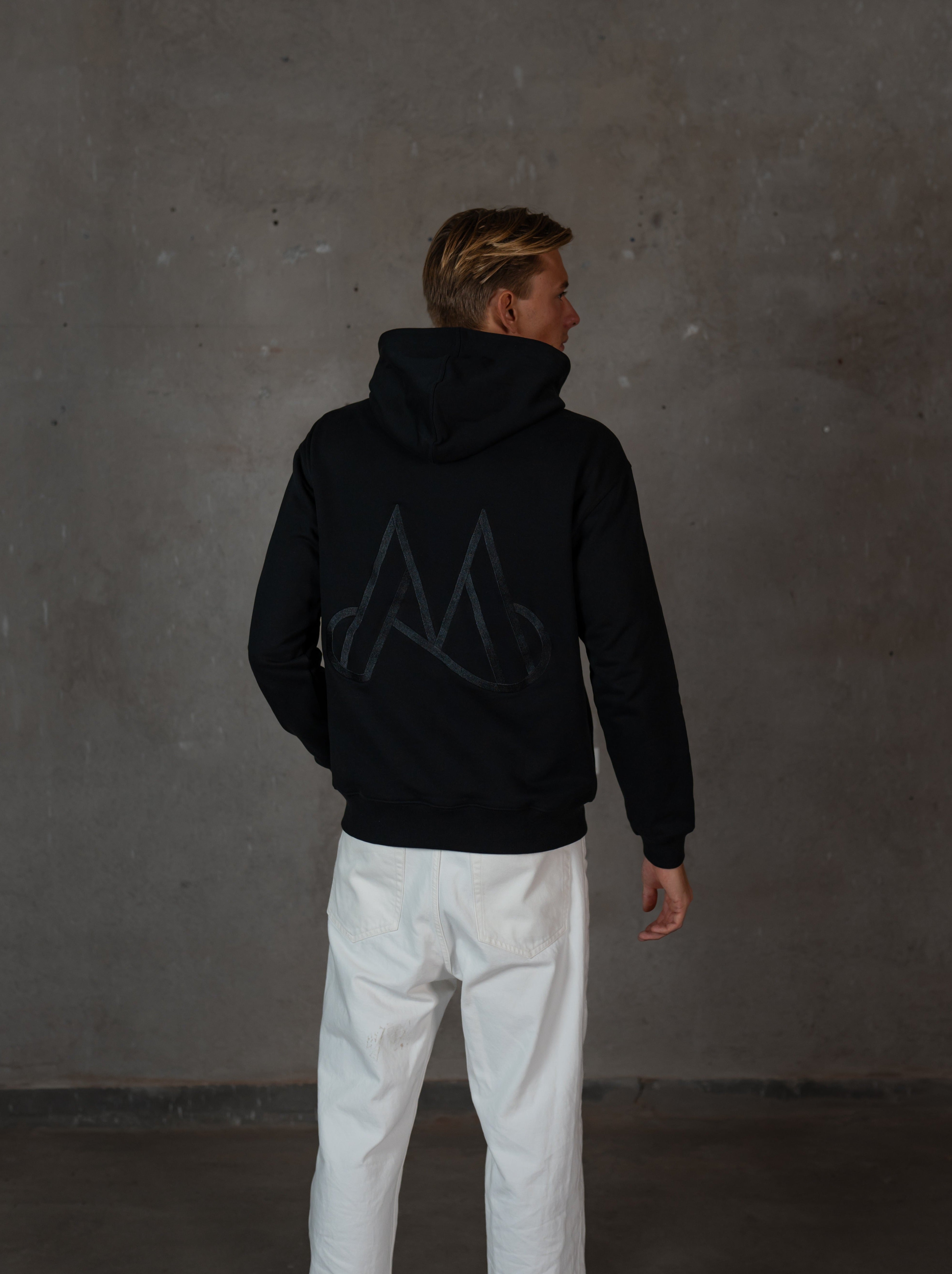 The M Hoodie - BLACK - MAGGIORE