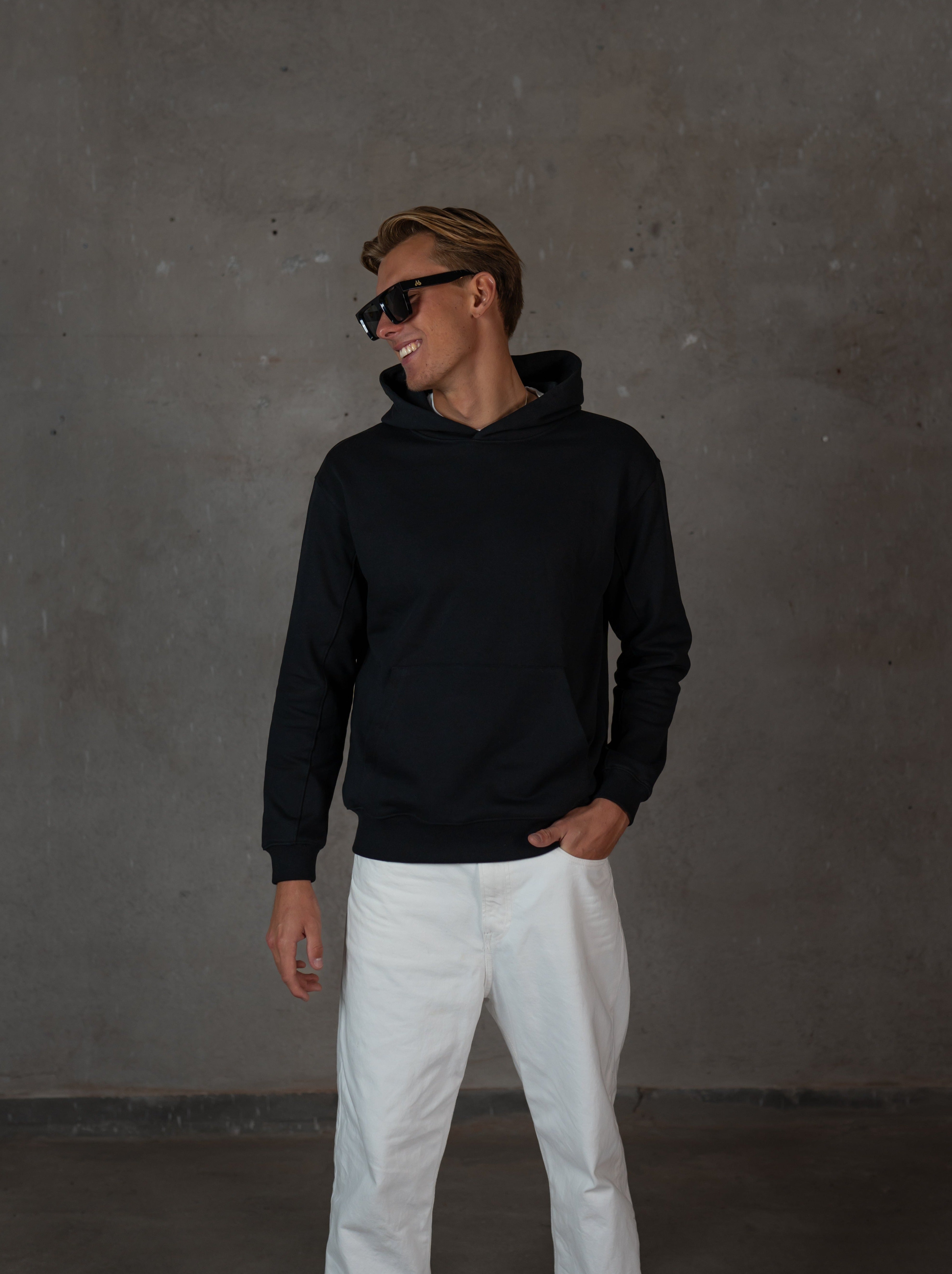 The M Hoodie - BLACK - MAGGIORE