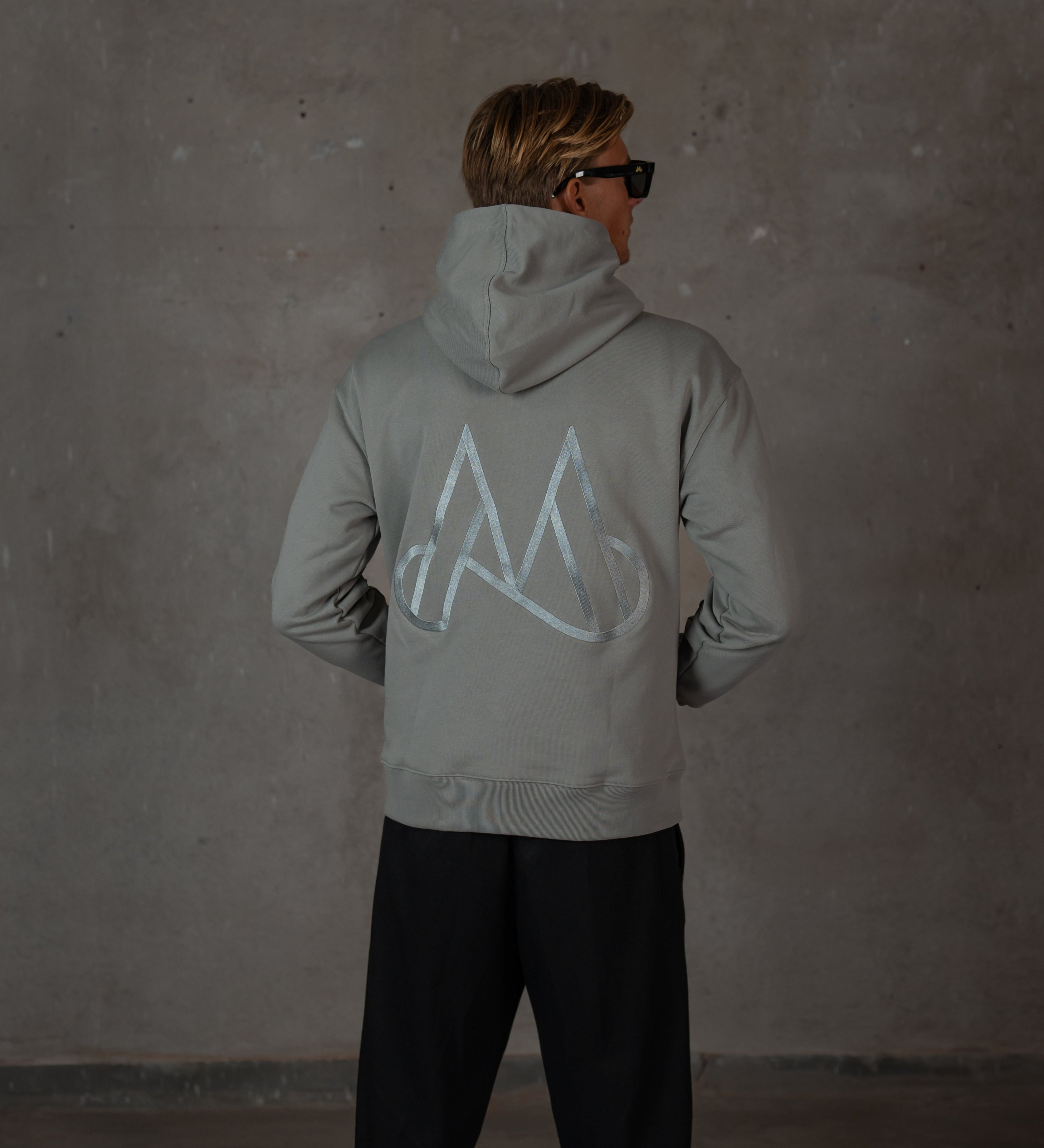 The M Hoodie - GREY - MAGGIORE