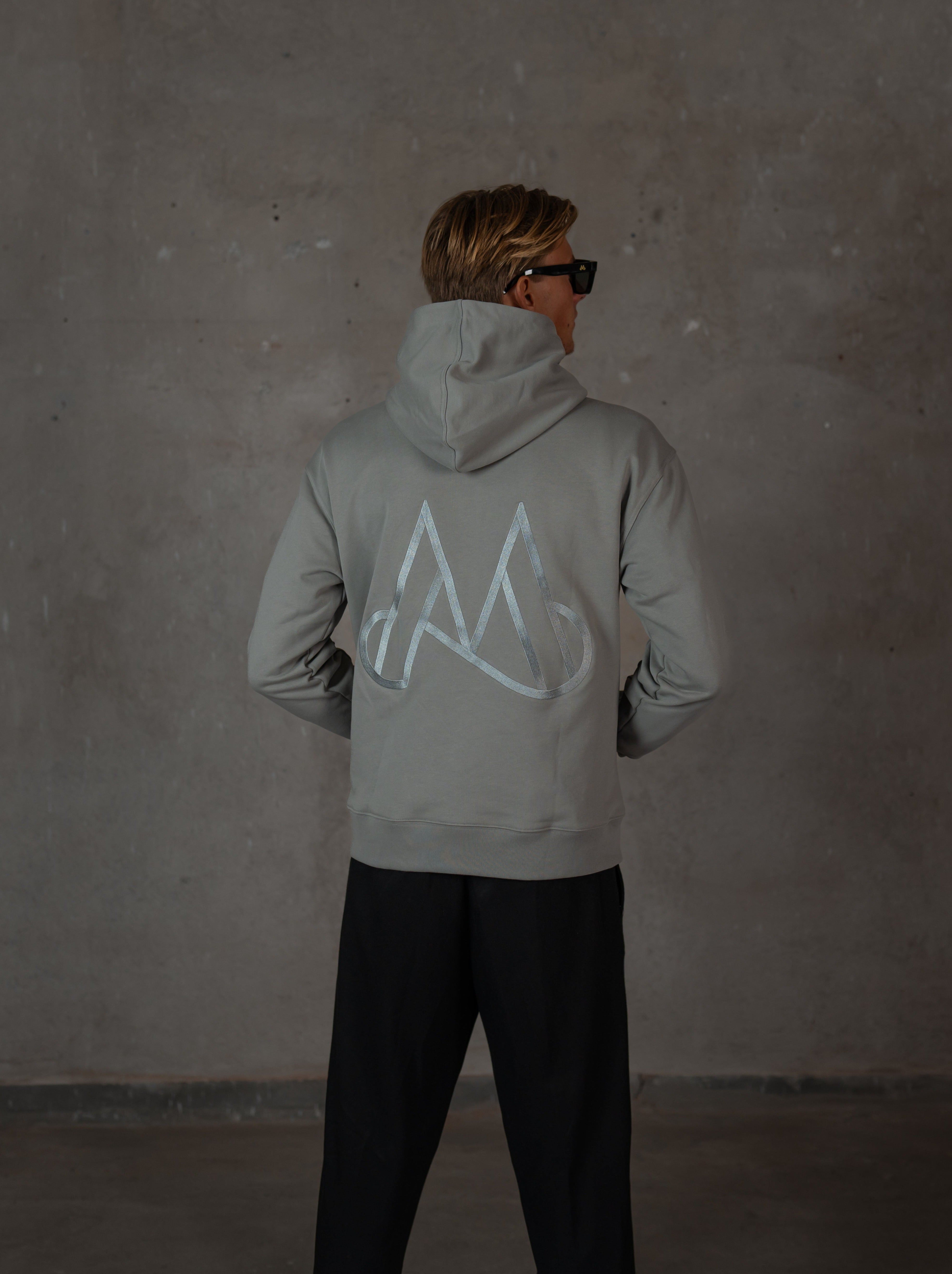 The M Hoodie - GREY - MAGGIORE