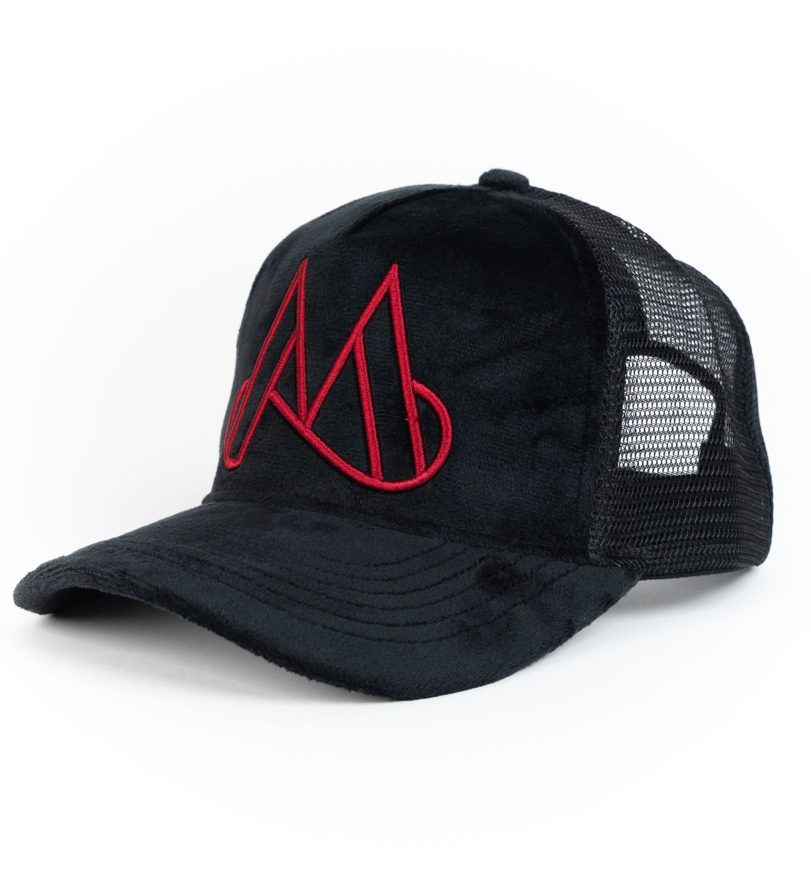 MAGGIORE Unlimited M Logo Black Cap - Red Logo - MAGGIORE