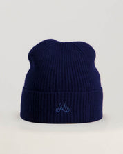 MAGGIORE 100% Merino Wool Beanie Dark Navy - MAGGIORE
