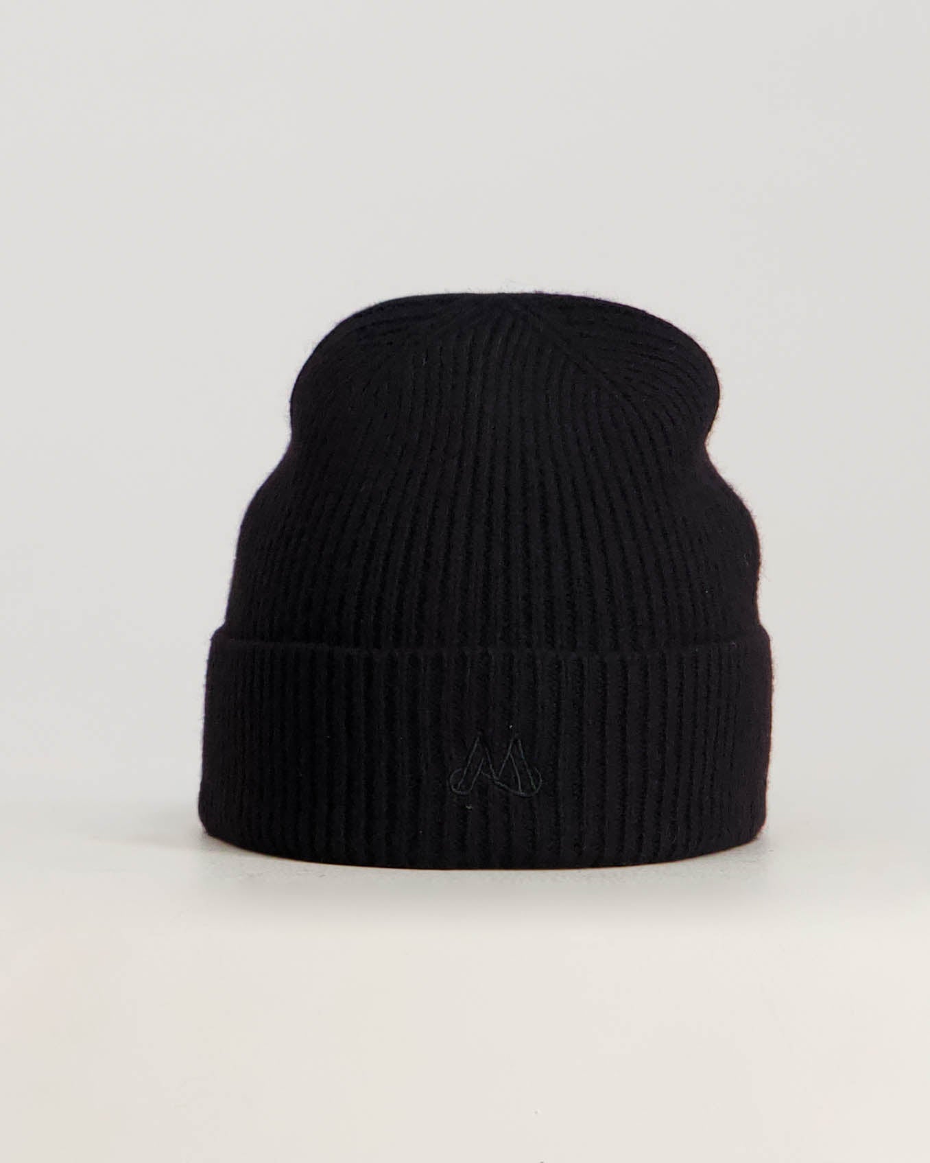 MAGGIORE 100% Merino Wool Beanie Black - MAGGIORE