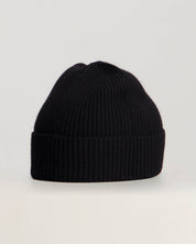 MAGGIORE 100% Merino Wool Beanie Black - MAGGIORE