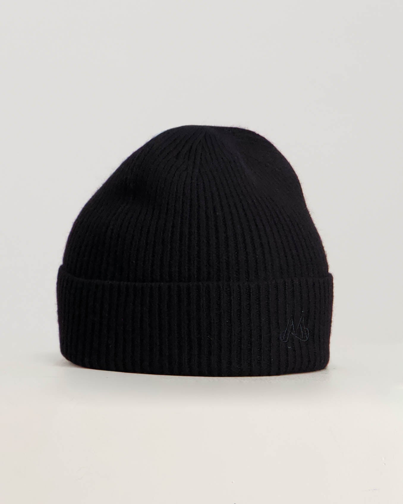 MAGGIORE 100% Merino Wool Beanie Black - MAGGIORE