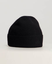 MAGGIORE 100% Merino Wool Beanie Black - MAGGIORE